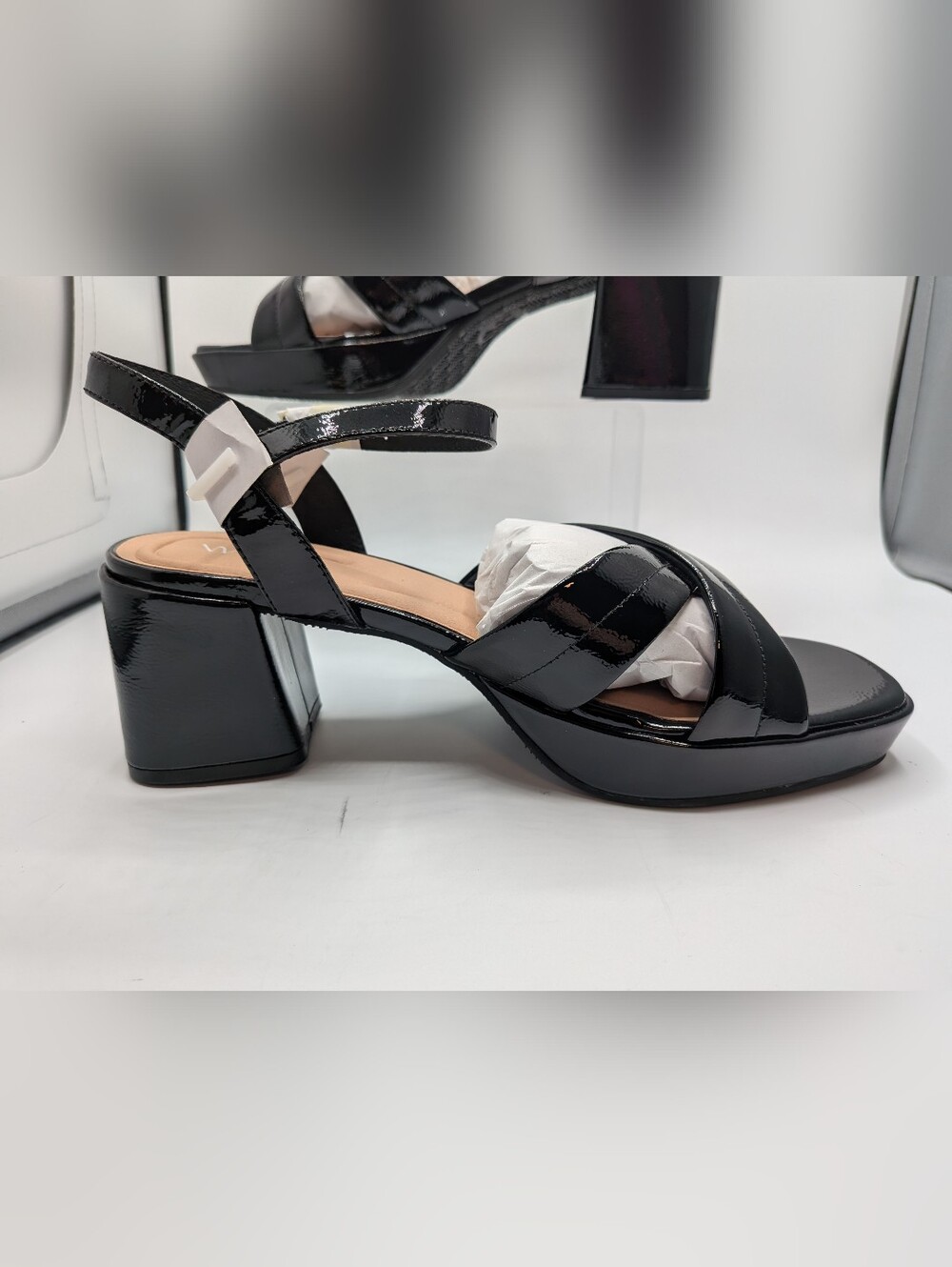 Donna Platform Sandals -10WW - Picture 7 of 14